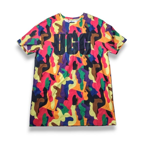 UGG rainbow camouflage tunic t-shirt mens M/L - Picture 2 of 5